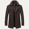 Freja Andersen | Herre Double krave uldblanding trenchcoat