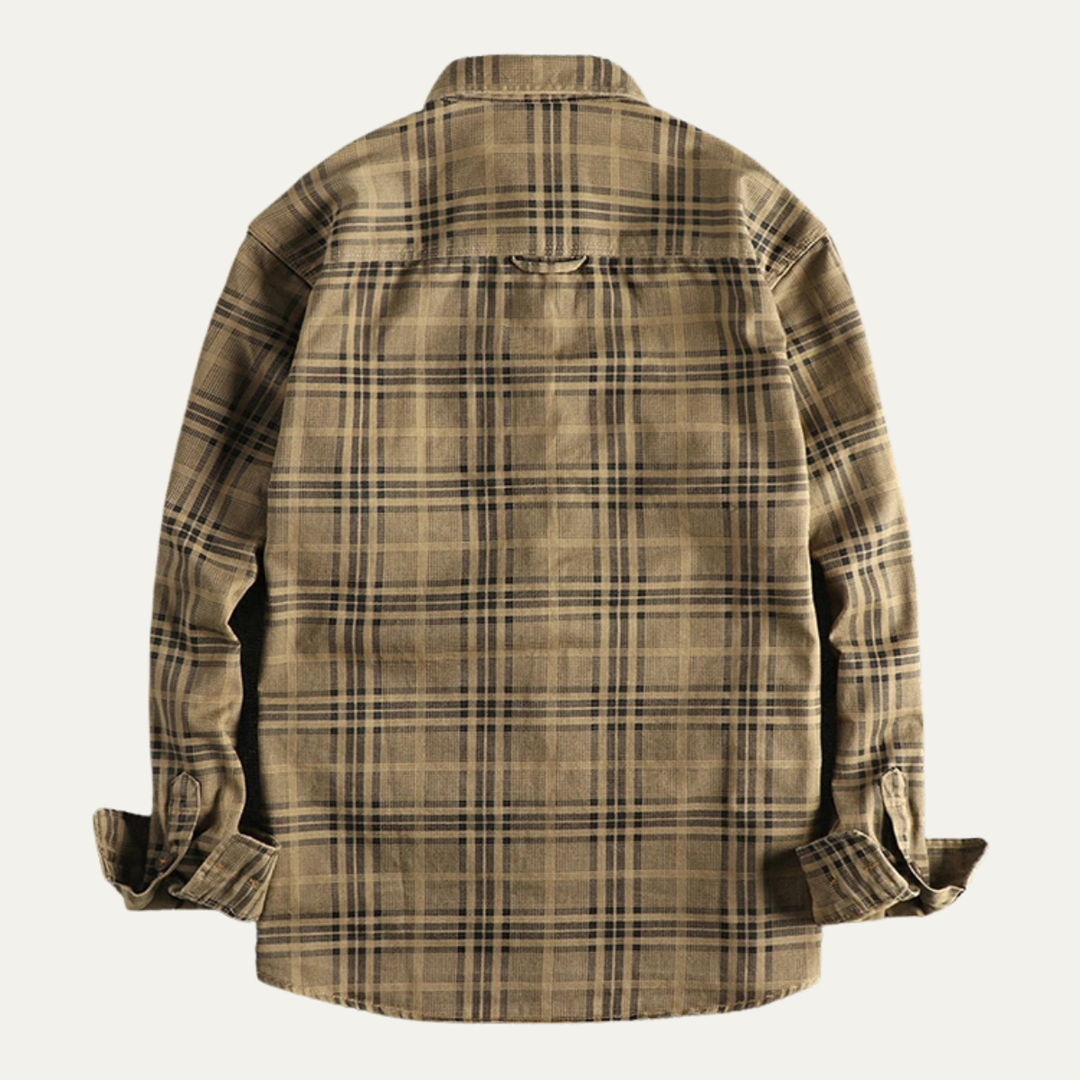 Timbercrest Ridge herre let Checkered bomuld skjortejakke