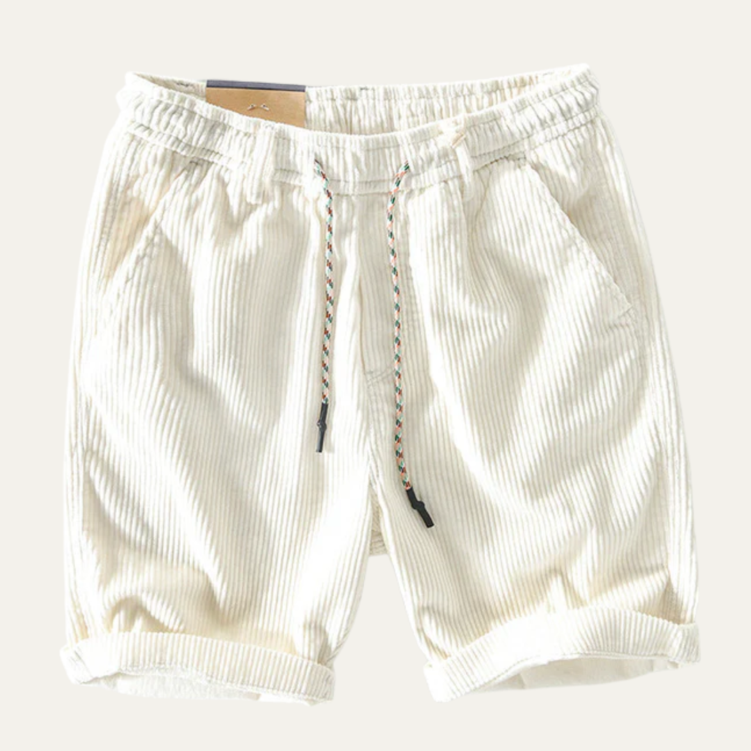 Freja Andersen | Herre Comfortable afslappet snøre fløjl shorts