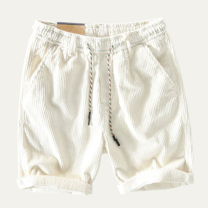 Freja Andersen | Herre Comfortable afslappet snøre fløjl shorts