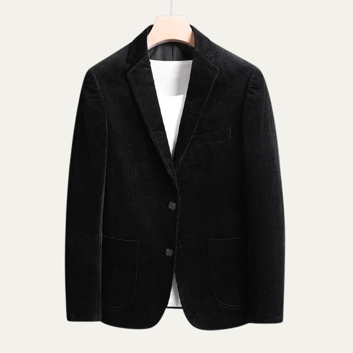 Freja Andersen | Herre vintage afslappet slim fit fløjl blazerjakke