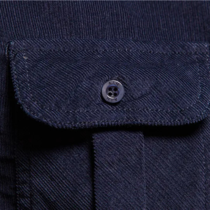 Freja Andersen | Herre slim fit trendy fløjl skjorte
