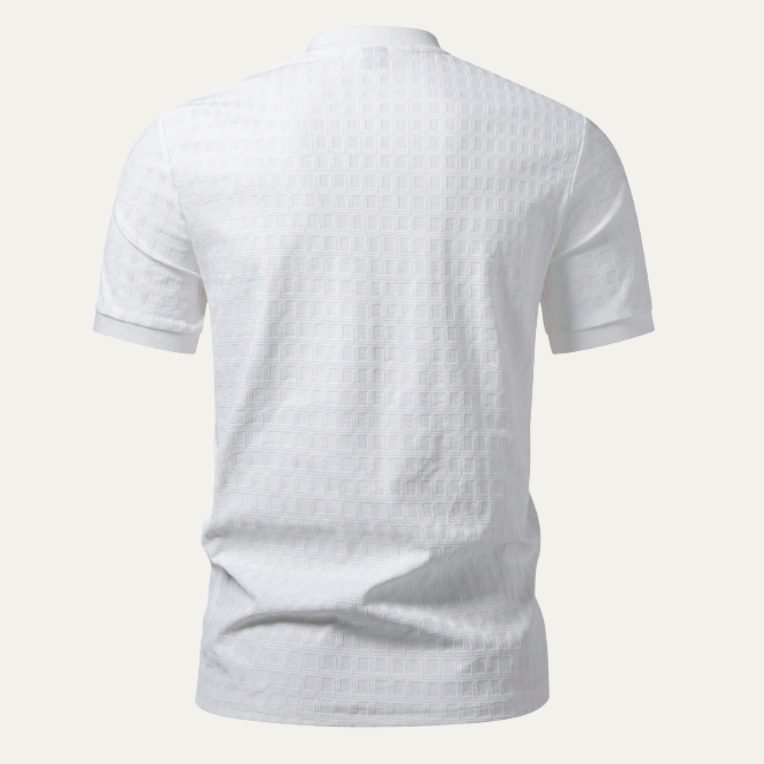 Oakridge Hill herre klassisk tekstureret sommer poloshirt