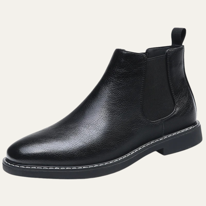 Vernaccia | Herre Retro Style Pointed Toe Ankle læder sko