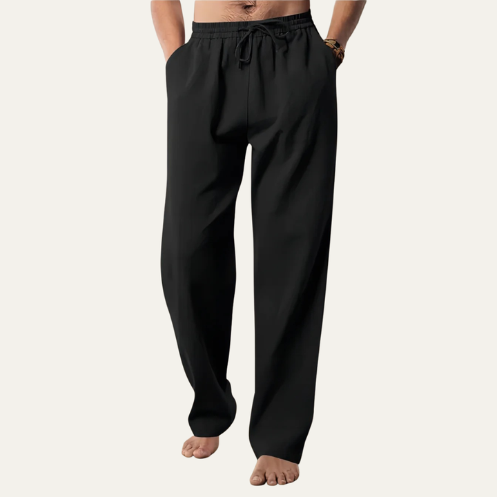Larkspur | Herre bomuld Hemp åndbar Straight Leg bukser