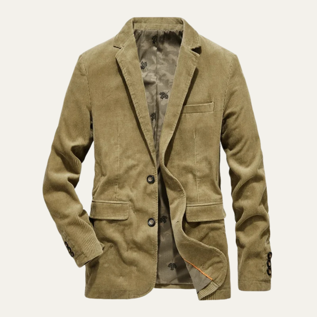 Freja Andersen | Herre vintage business fløjl blazer