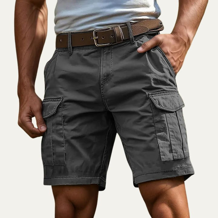 Freja Andersen | Herre afslappet sommer Utility shorts med lommer