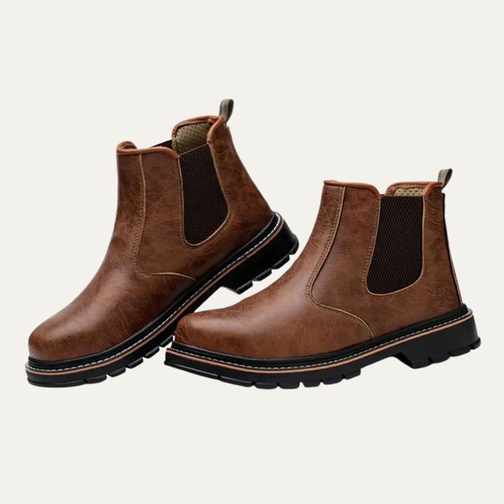 Oristano | Herre vandtæt Slip On Steel Toe Work støvler