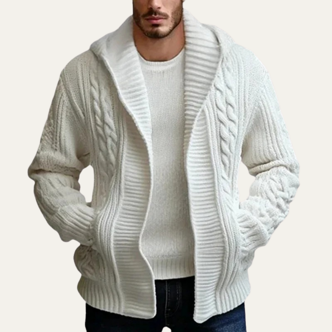 Conwy | Herre Chunky kabelstrik vinter cardigan