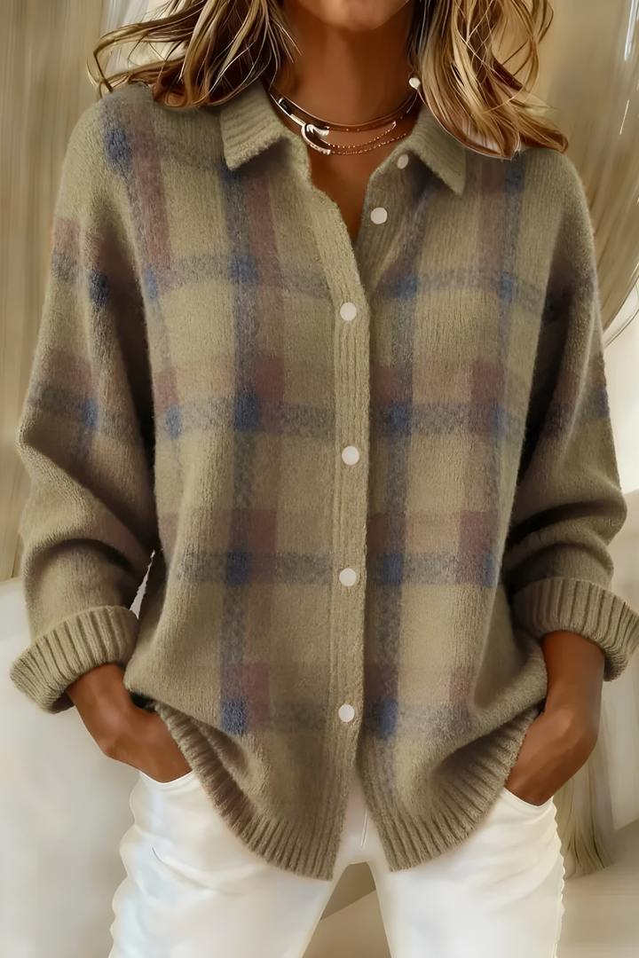 Camille™ | Plaid cardigan — 5