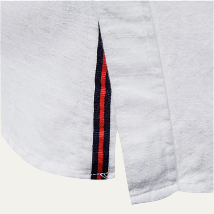 Pineview Ridge herre slim fit stående krave afslappet skjorte
