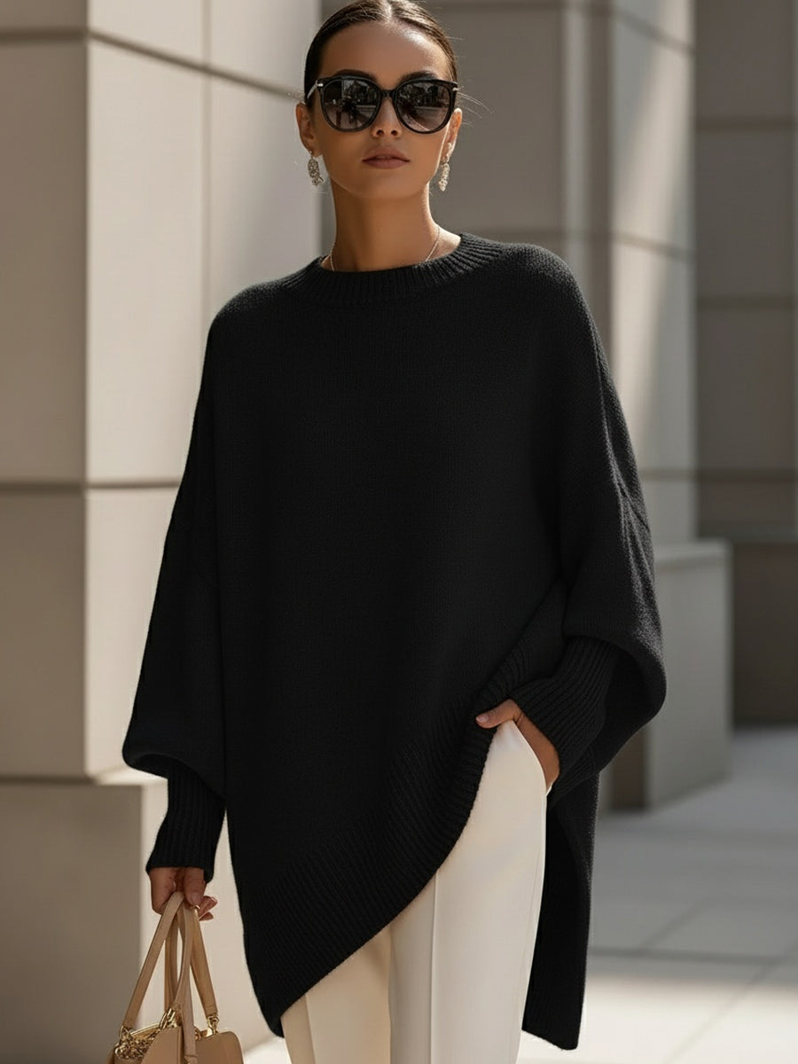 Aster | Oversized ponchotrøje — 4
