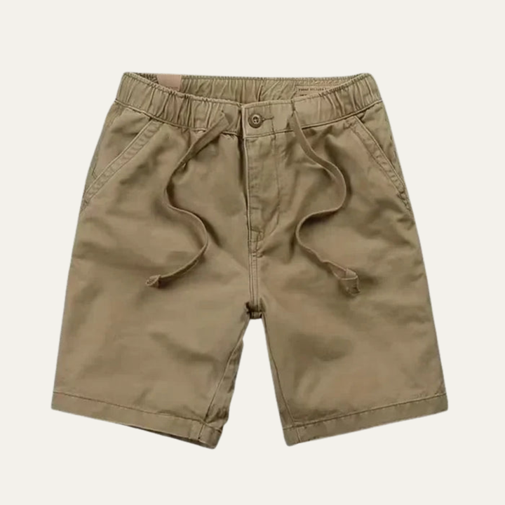Freja Andersen | Herre afslappet Premium bomuld snøre shorts