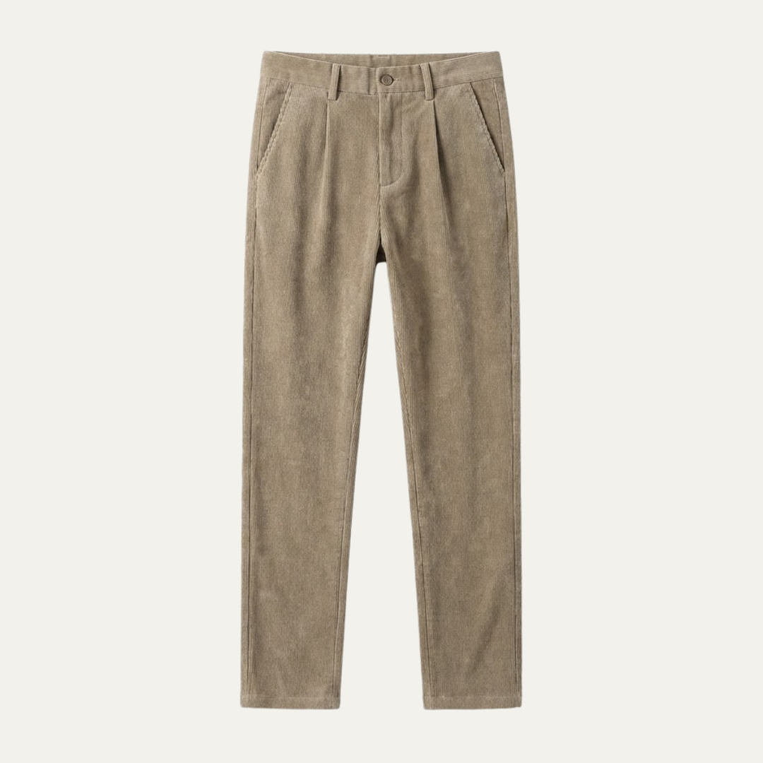 Crestwood Lane herre Elastic Waist fløjl afslappet bukser