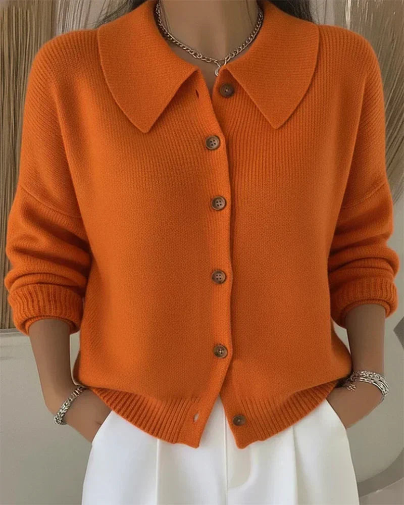 Sienna™ | Cardigan med knapkrave — 3