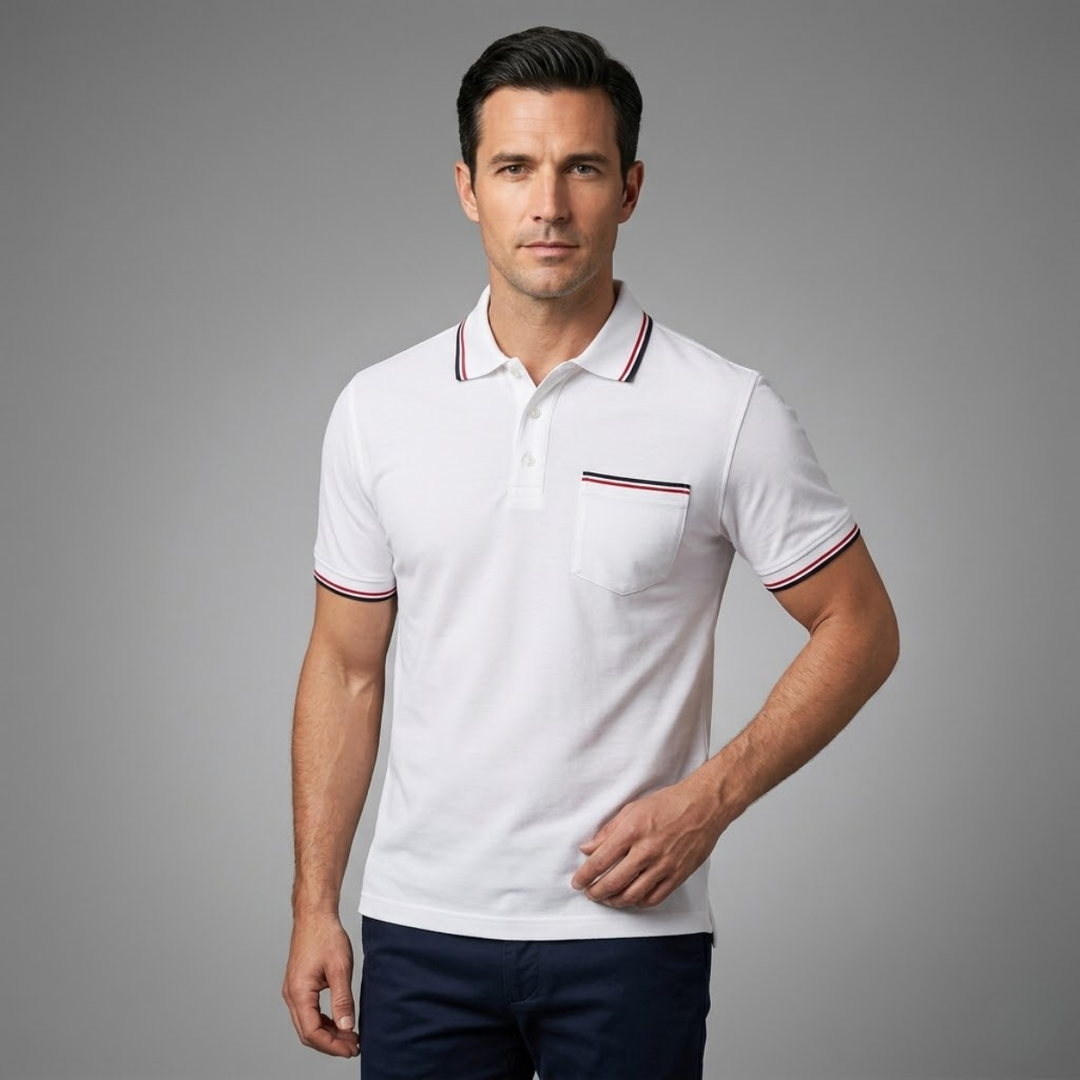 Freja Andersen | Herre stilren golfpoloshirt