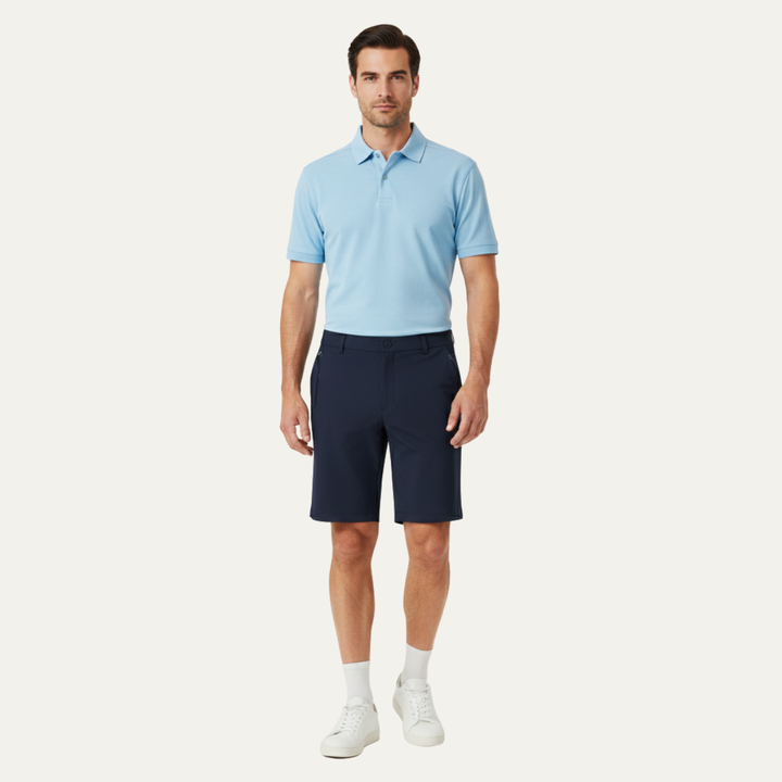 Freja Andersen | Herre afslappet Golf shorts med Zipper Side Pockets