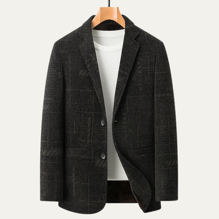 Freja Andersen | Herre stilren business blazer med varm blødt foer