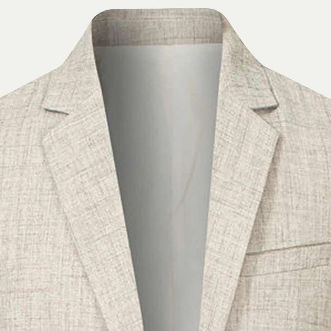 Freja Andersen | Herre stilren afslappet slim fit bomuld blazer