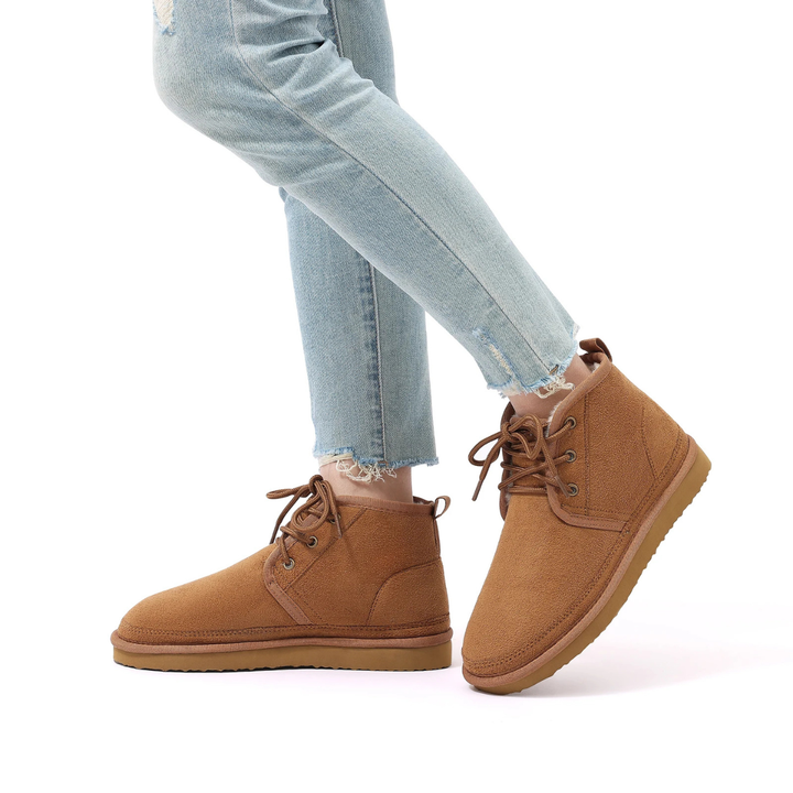 Ridgefall | Herre Cozy ruskind varm Fur Lined Non Slip Snow støvler