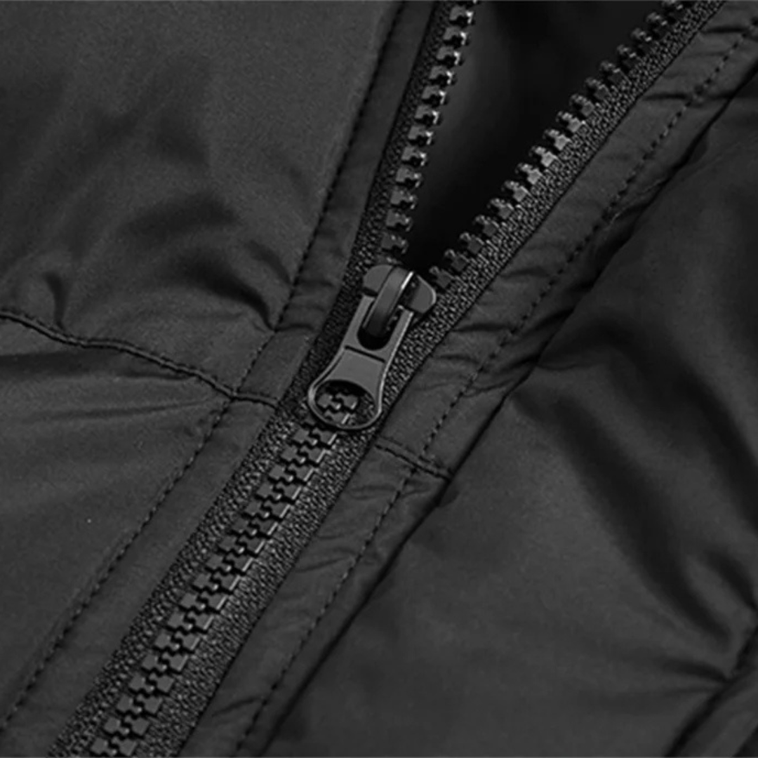 Freja Andersen | Herre trendy Detachable Hood løs pasform jakke