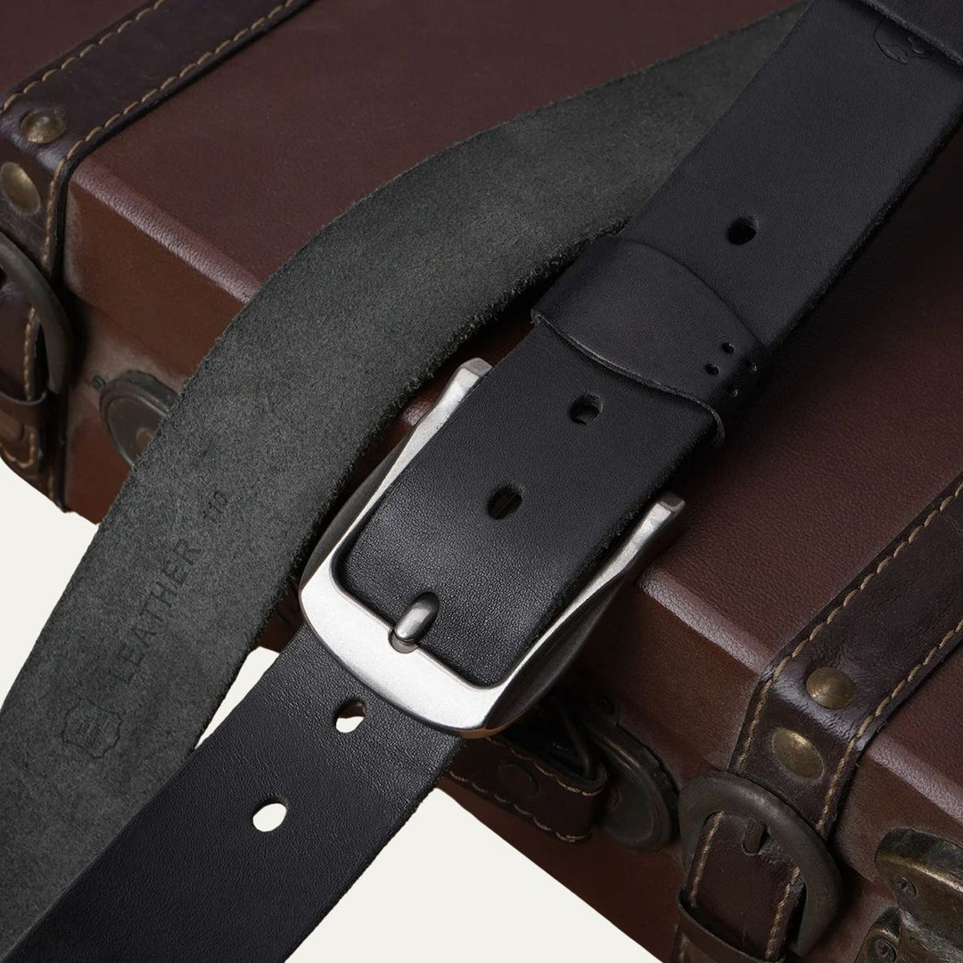 Farnham bælte - klassisk Cowhide læder, Hand-Finished