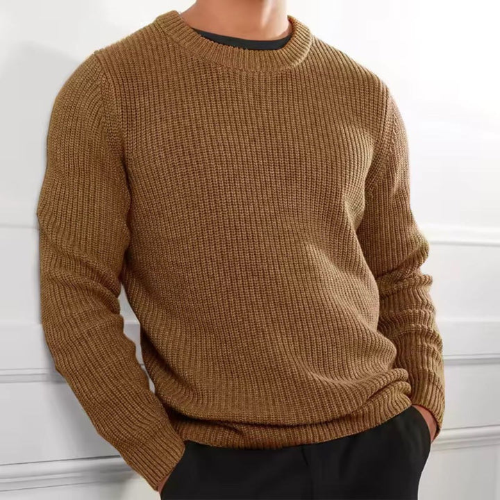 Tokyo merino uld Ribbed O Neck trøje