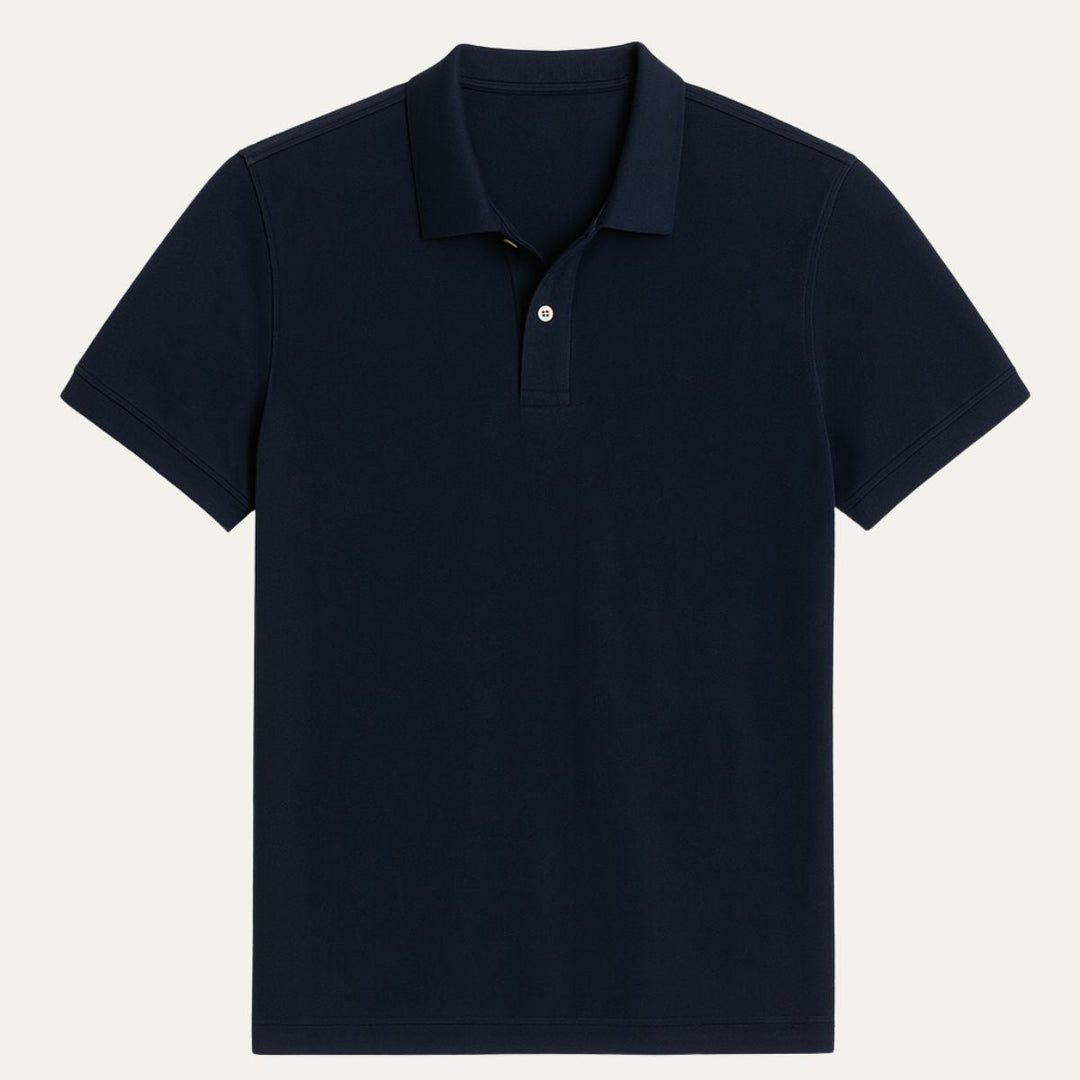 Corsica hvid poloshirt til mænd - Timeless Old Money Style