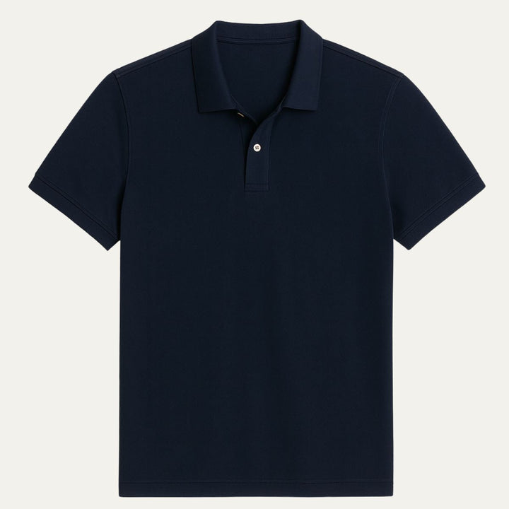 Corsica hvid poloshirt til mænd - Timeless Old Money Style