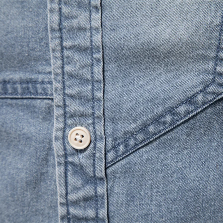 Freja Andersen | Herre slim fit Cowboy Style denim skjorte
