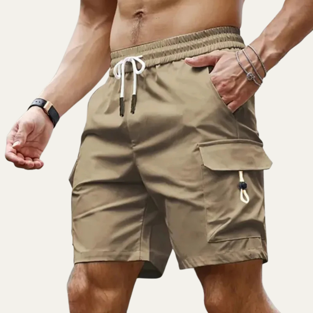 Freja Andersen | Herre let afslappet sommer Utility shorts
