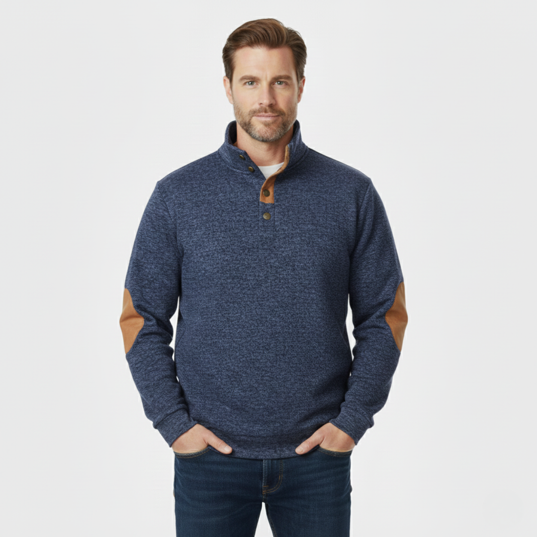 Tarvisio | Herre strikket Heritage trøje med Elbow Patches