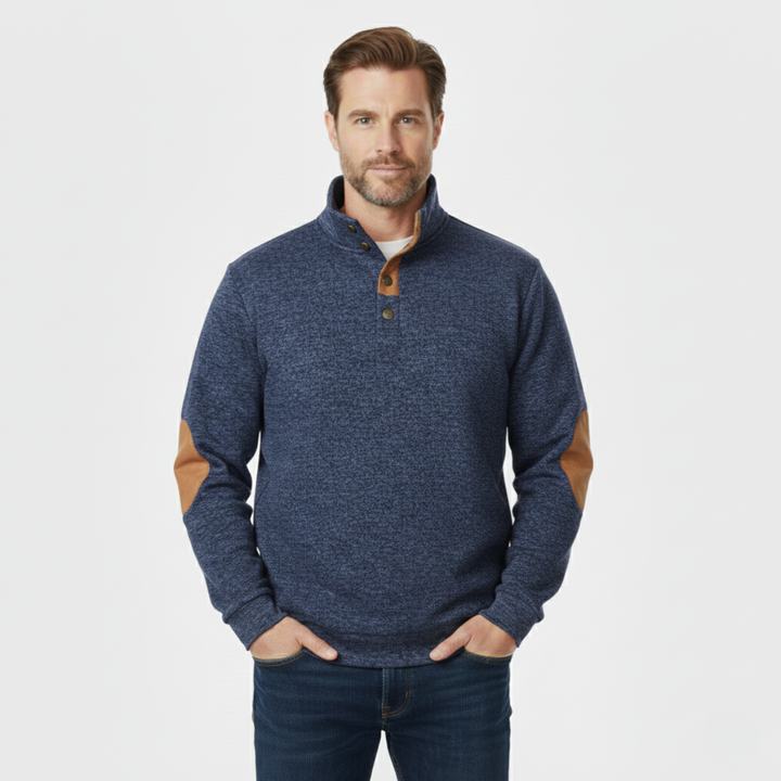 Tarvisio | Herre strikket Heritage trøje med Elbow Patches