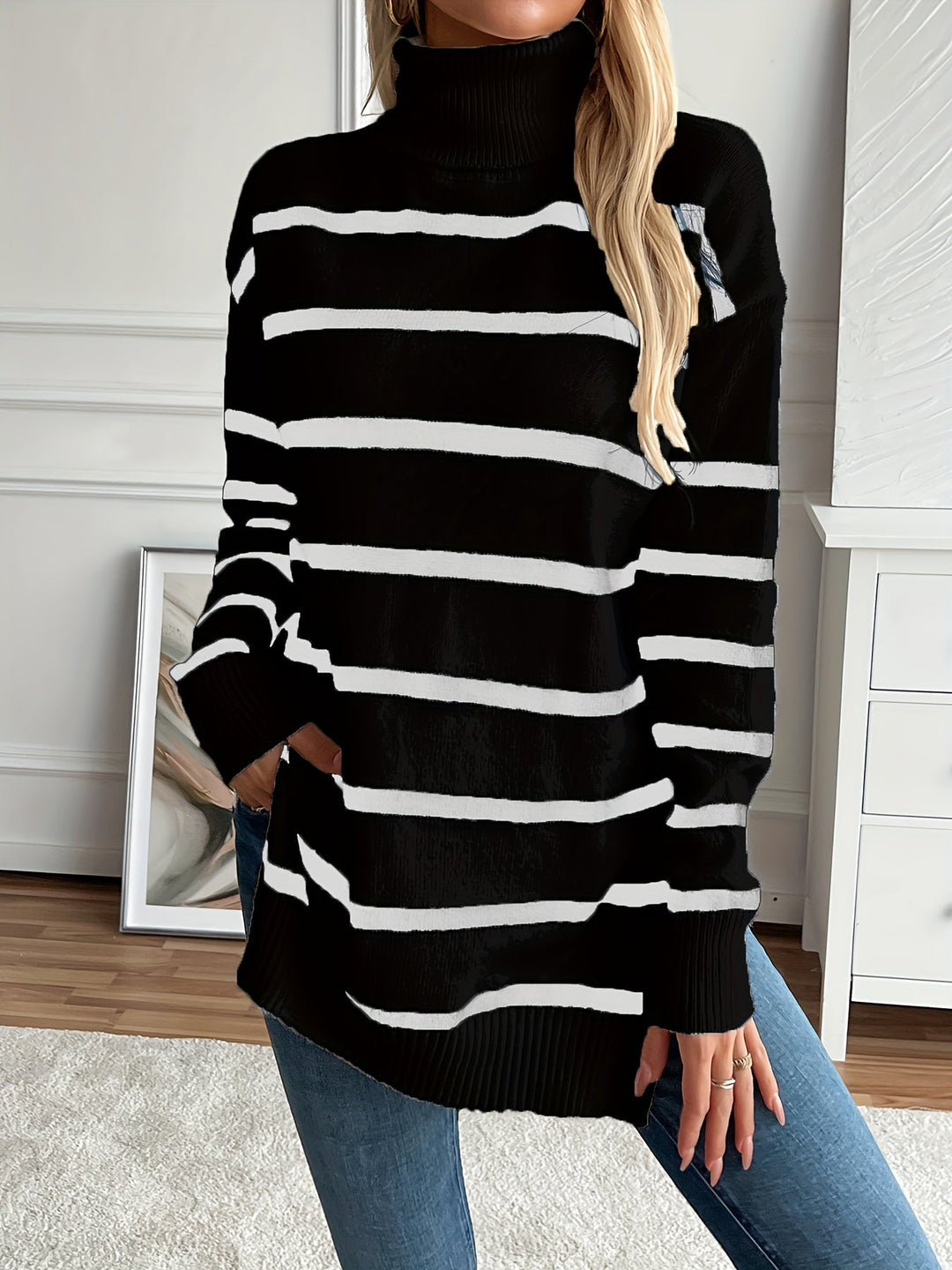 Maya - Stribet sweater — 7