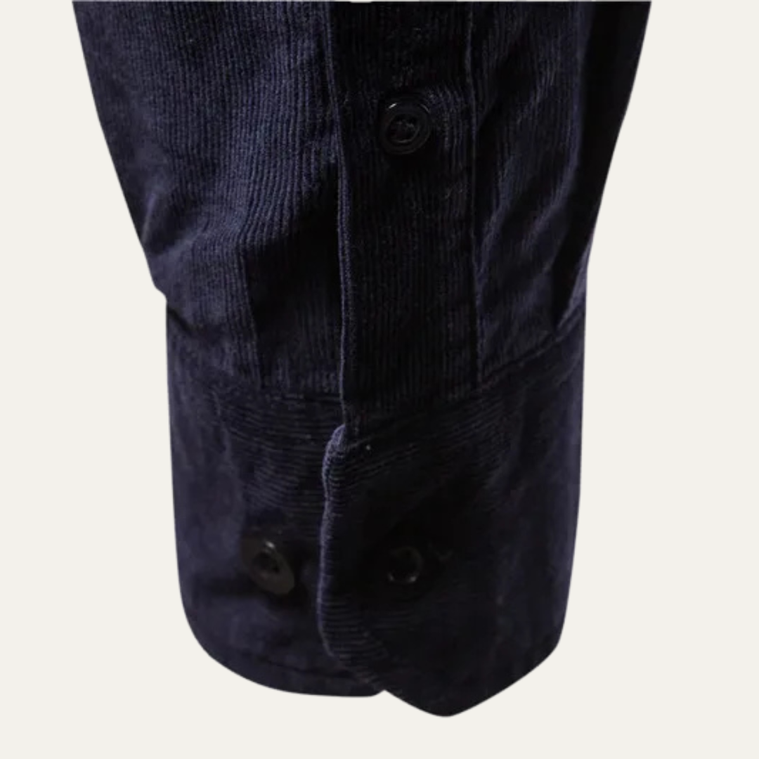 Freja Andersen | Herre slim fit trendy fløjl skjorte