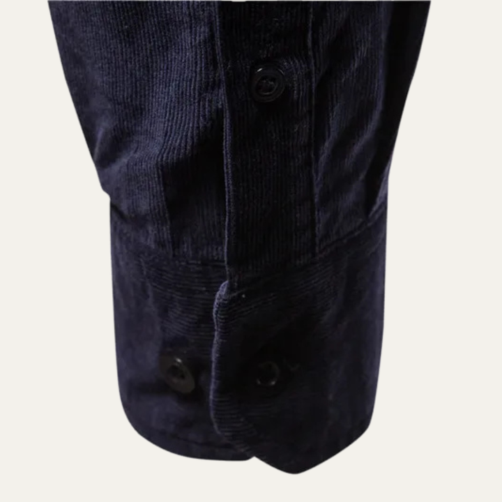 Freja Andersen | Herre slim fit trendy fløjl skjorte