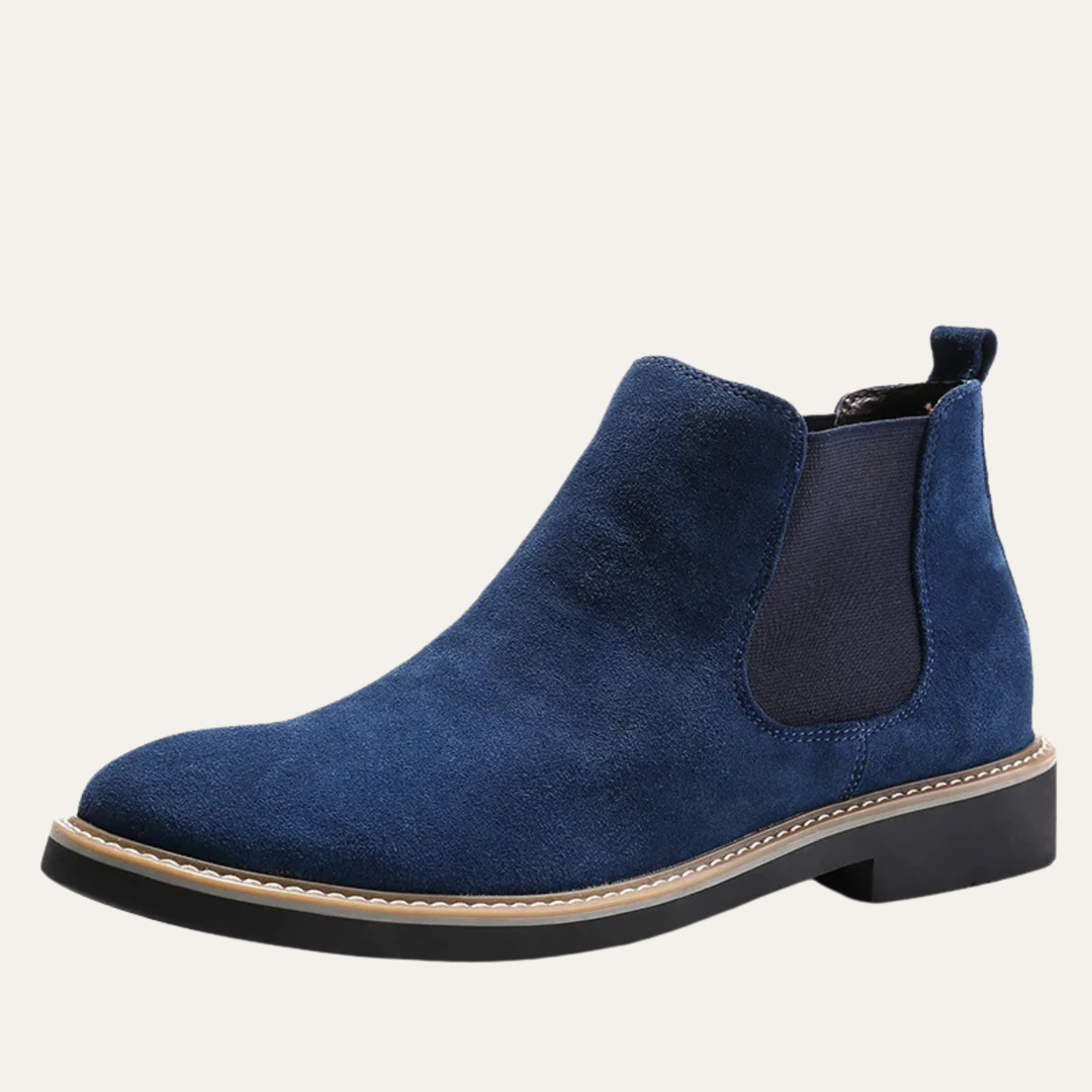 Amarone | Herre klassisk Slip On ruskind Chelsea Biker støvler