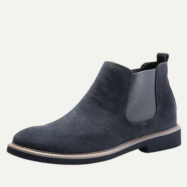 Prosecco | Herre trendy Slip On ruskind Chelsea Biker støvler