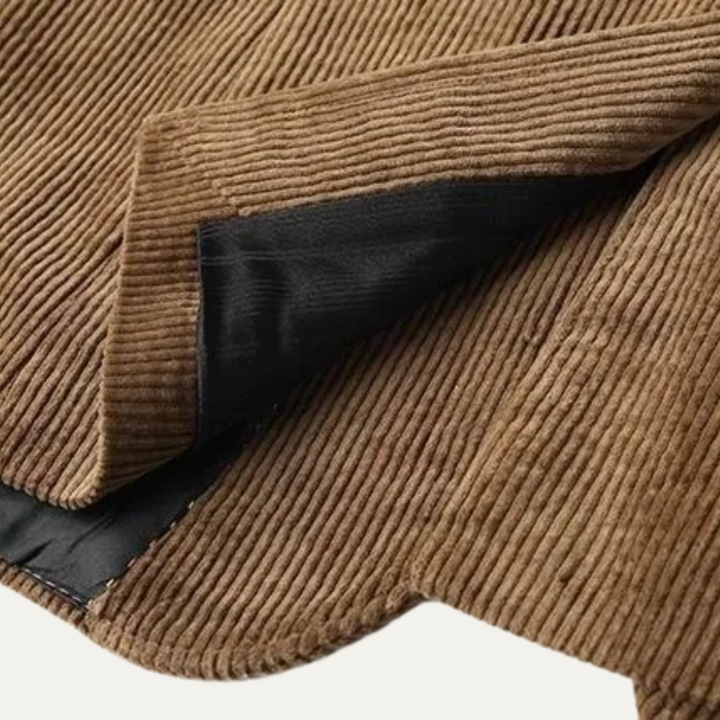 Freja Andersen | Herre vintage afslappet slim fit fløjl blazerjakke