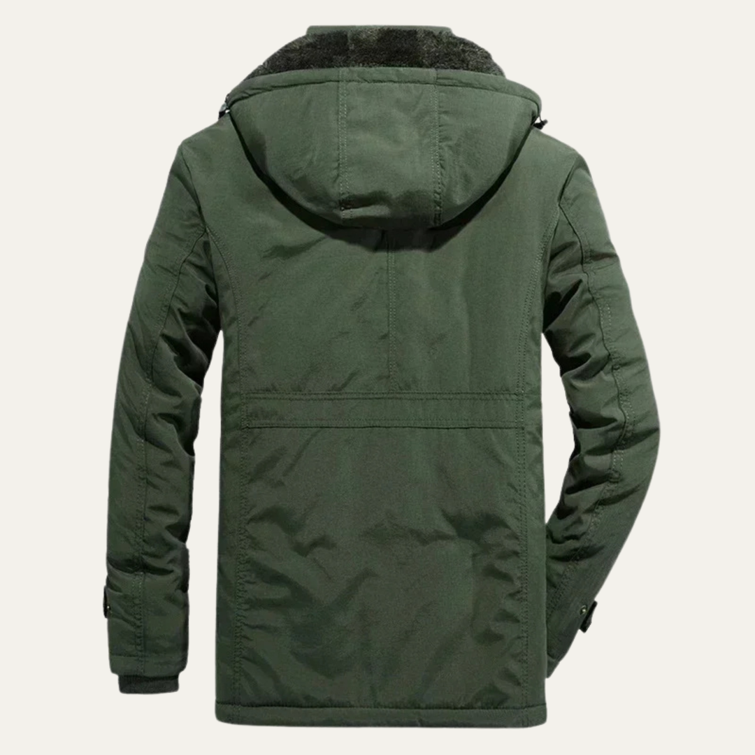 Freja Andersen | Herre vinter vandtæt Parka jakke med Multiple Pockets