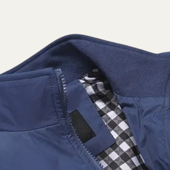 Freja Andersen | Herre afslappet let bomber Zip Up jakke