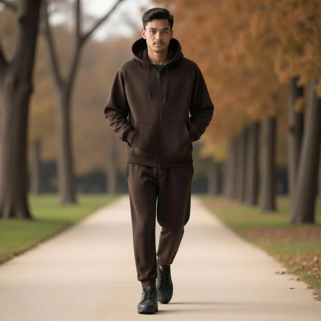 London | Herre Hoodie & Joggers sæt - 2025 Premium Loungewear matchende sæt