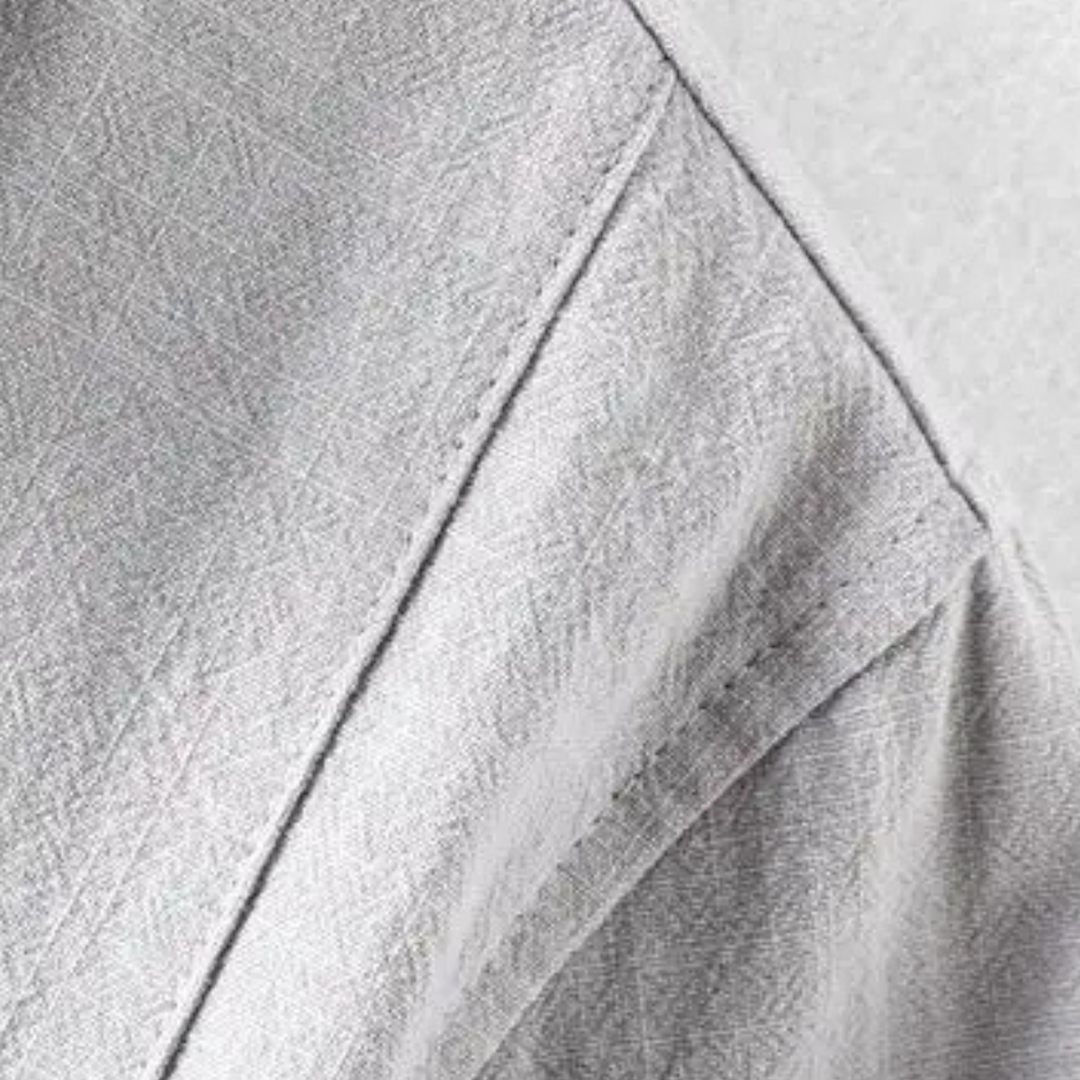 Montrose Ridge herre kortærmet hør afslappet poloshirt