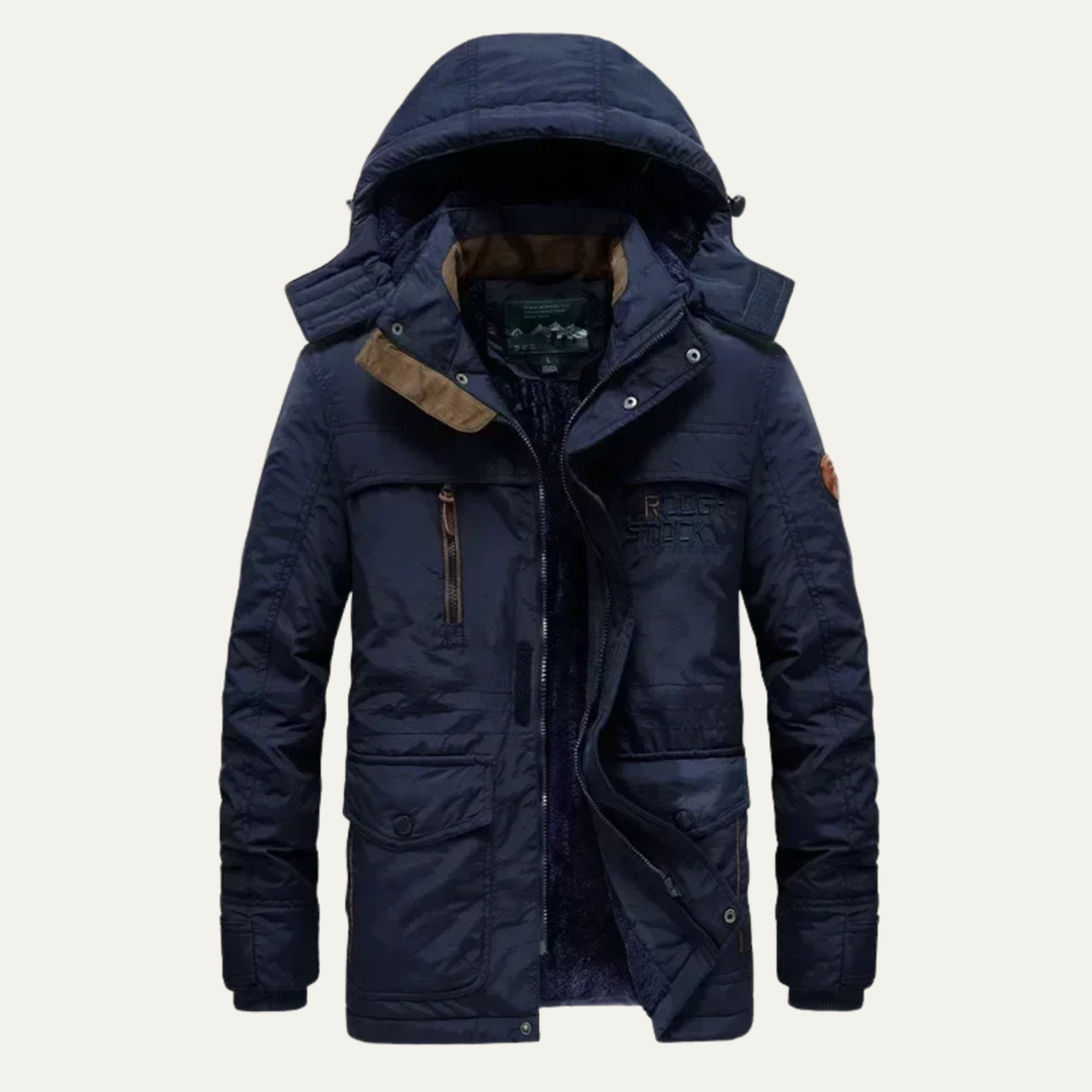 Freja Andersen | Herre vinter vandtæt Parka jakke med Multiple Pockets