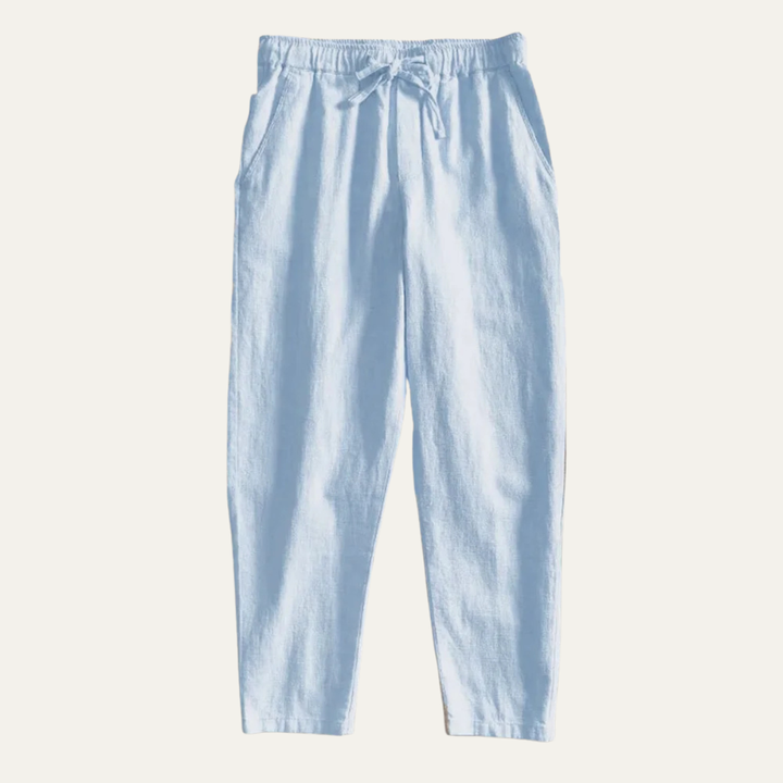 Freja Andersen | Herre Elastic Waist hør afslappet joggerbukser bukser
