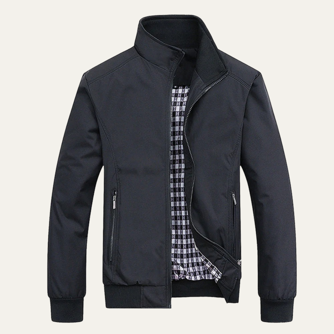 Freja Andersen | Herre afslappet let bomber Zip Up jakke