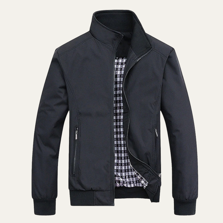 Freja Andersen | Herre afslappet let bomber Zip Up jakke