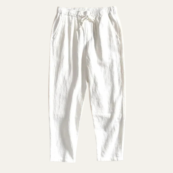 Freja Andersen | Herre Elastic Waist hør afslappet joggerbukser bukser