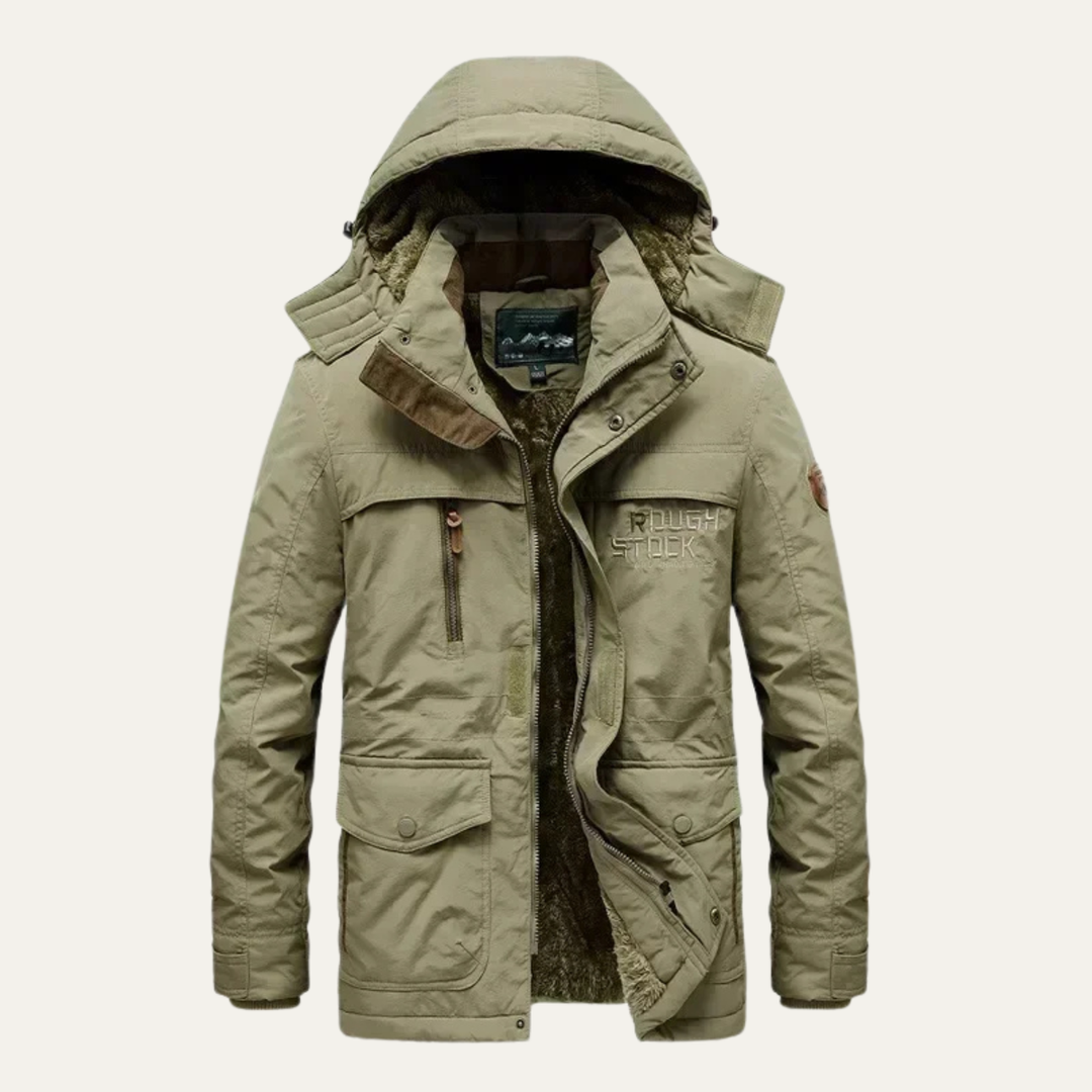 Freja Andersen | Herre vinter vandtæt Parka jakke med Multiple Pockets
