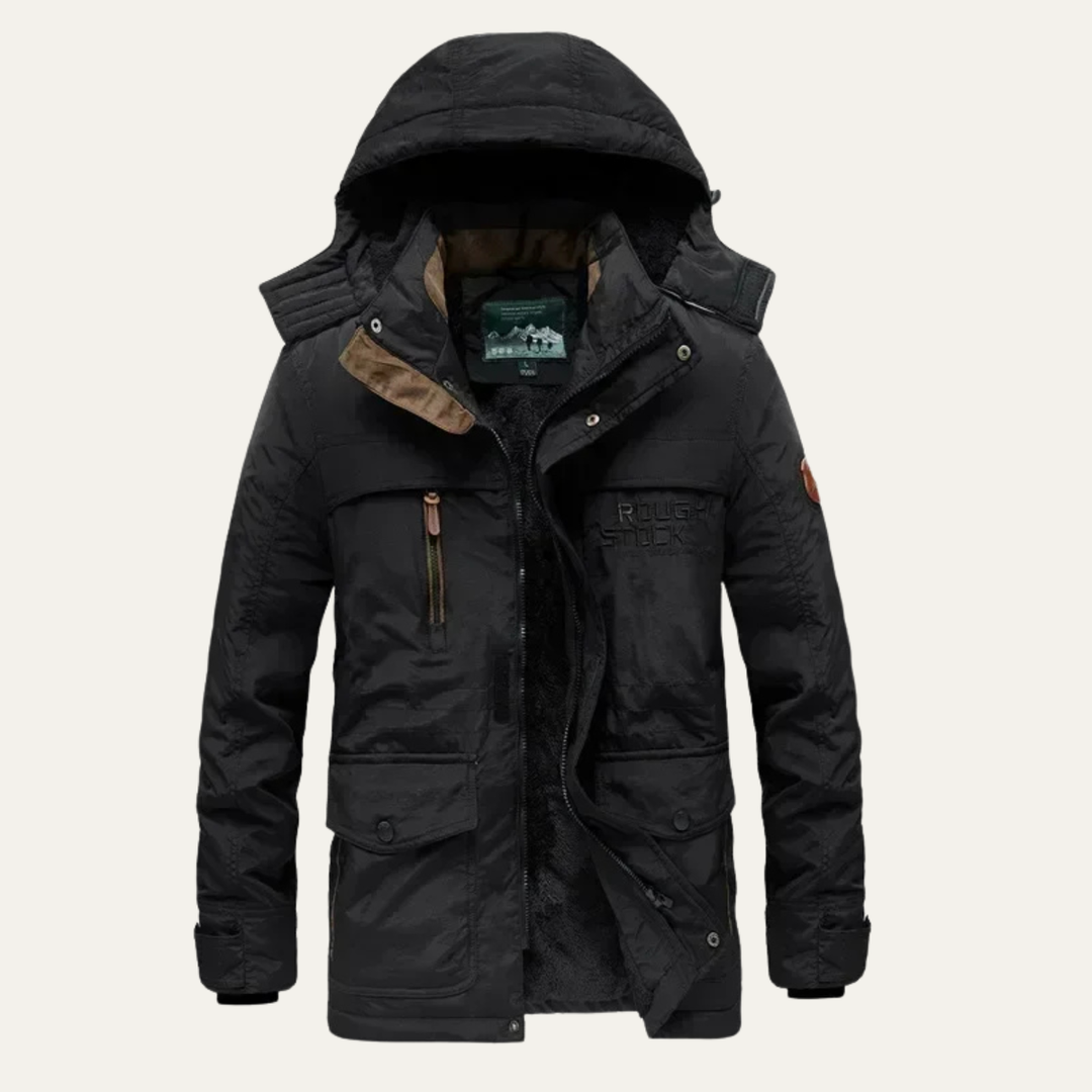 Freja Andersen | Herre vinter vandtæt Parka jakke med Multiple Pockets